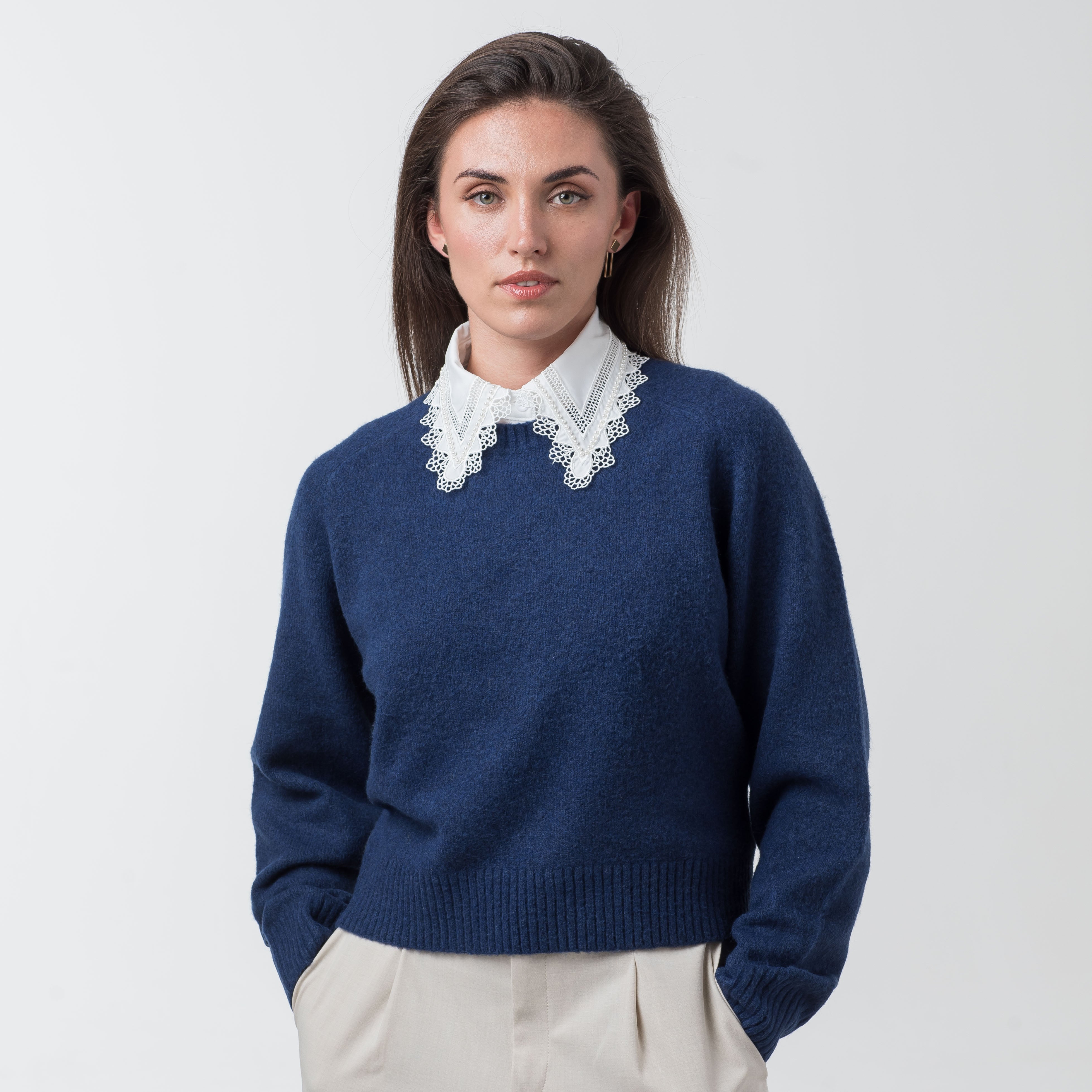 INES EMBROIDERED DICKEY