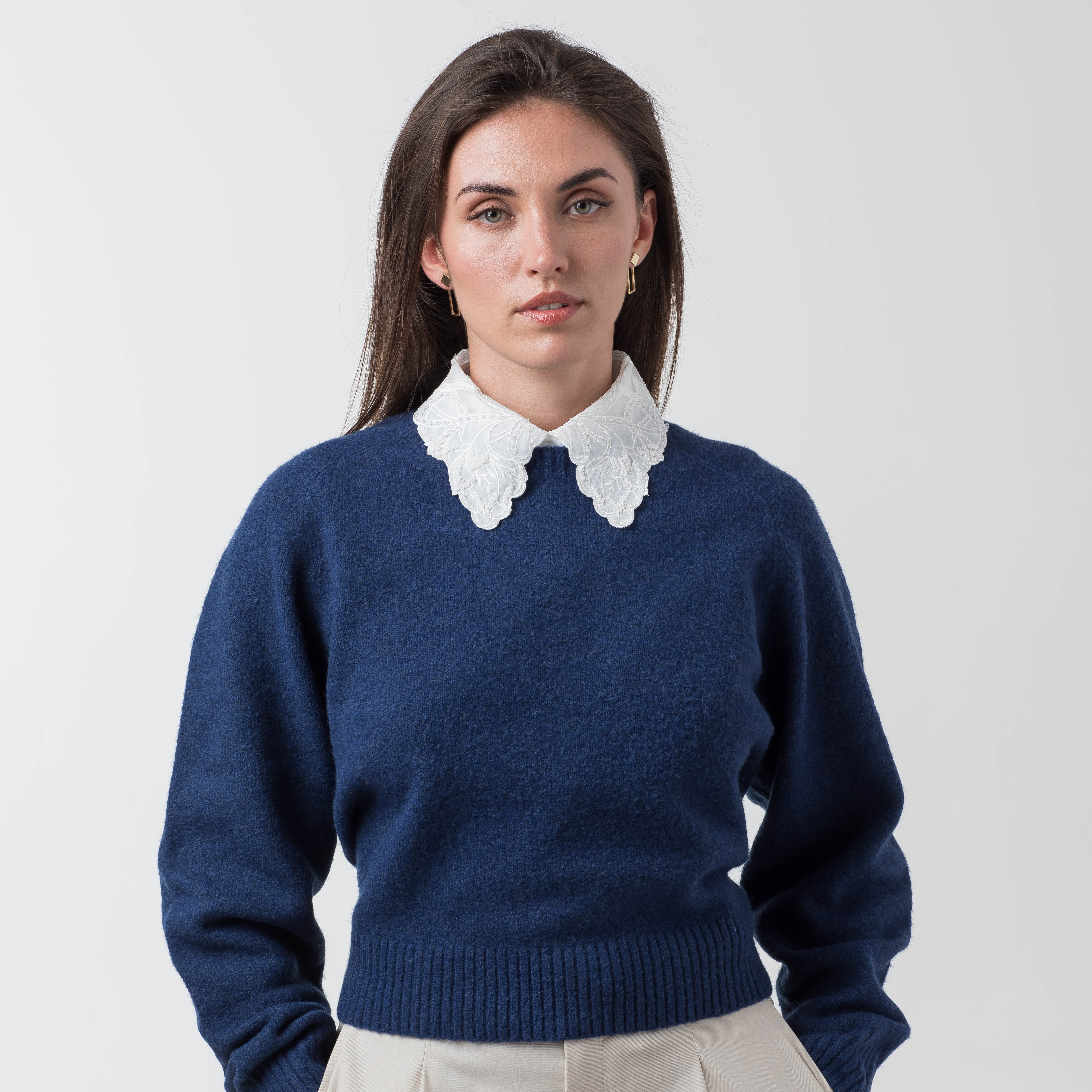 ROSA EMBROIDERED DICKEY