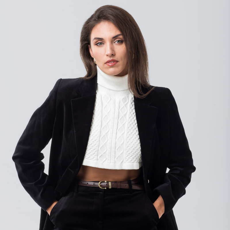 TURTLENECK DICKEY - Knitted