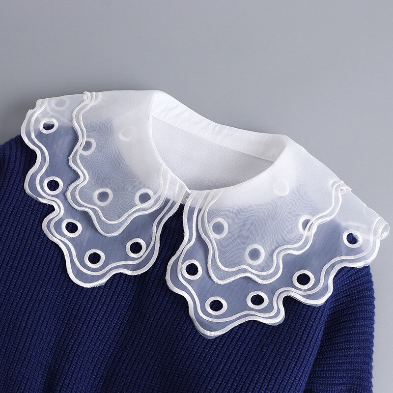 CHIARA LACE PETER PAN STYLE FAKE COLLAR