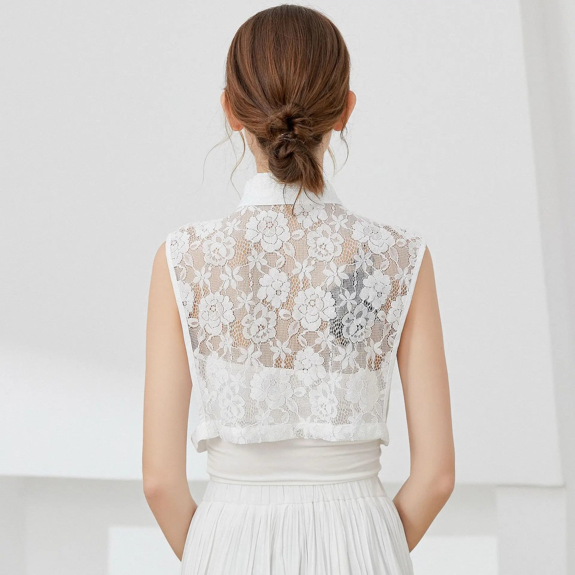 COLLIER AMELIA DENTELLE BLOOM
