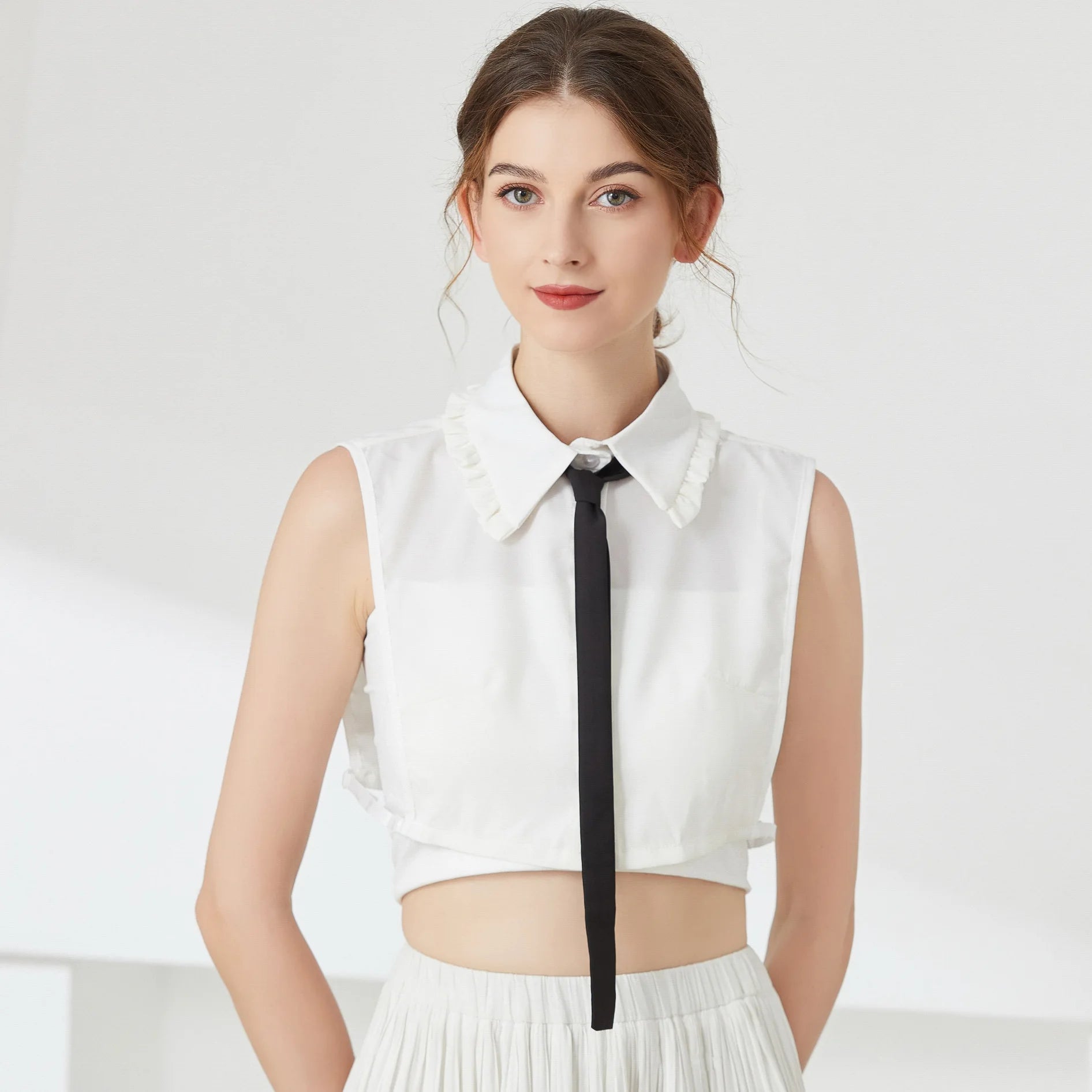 EMILY DETACHABLE FAUX COLLAR - CREAM