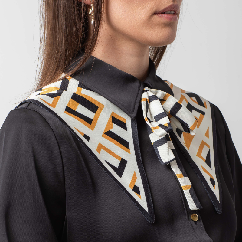 SHAWL COLLAR - AMBER