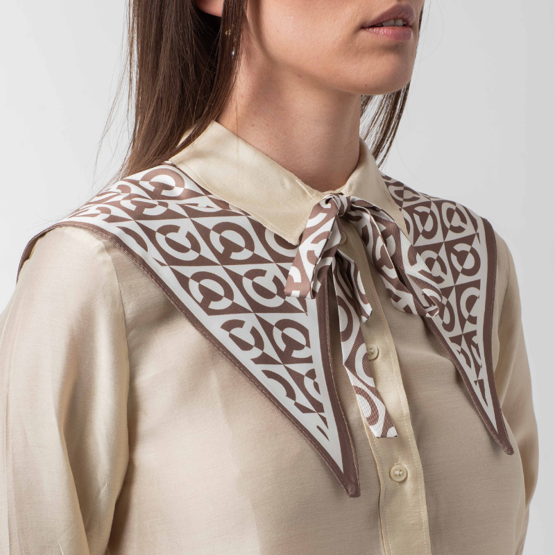 SHAWL COLLAR - CAMEL ECLIPSE