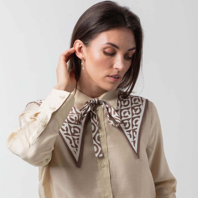 SHAWL COLLAR - CAMEL ECLIPSE