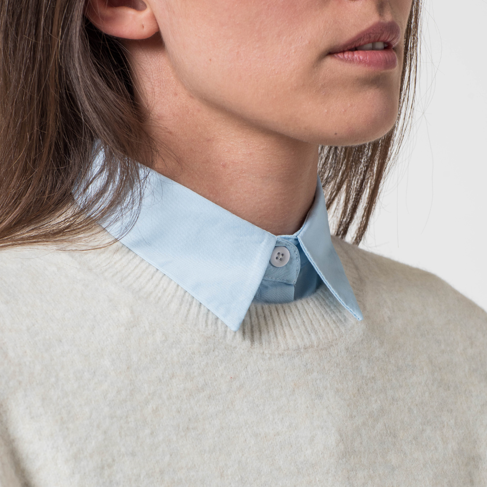 CLASSIC SHIRT COLLAR - Blue or Pink