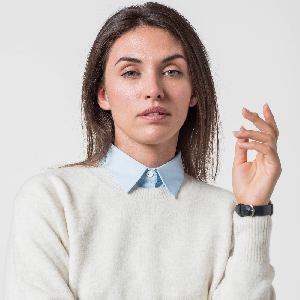 CLASSIC SHIRT COLLAR - Blue or Pink