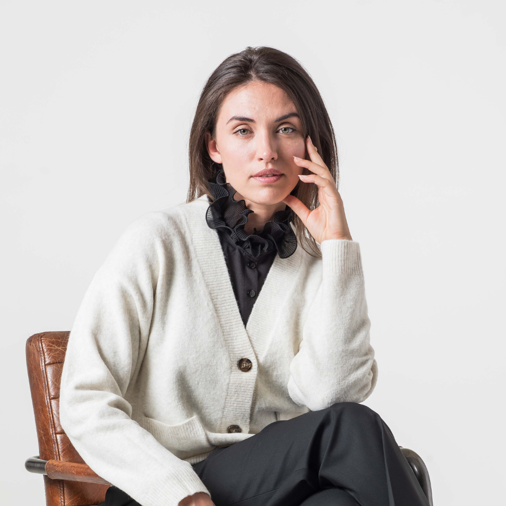 KATE RUFFLE COLLAR - black