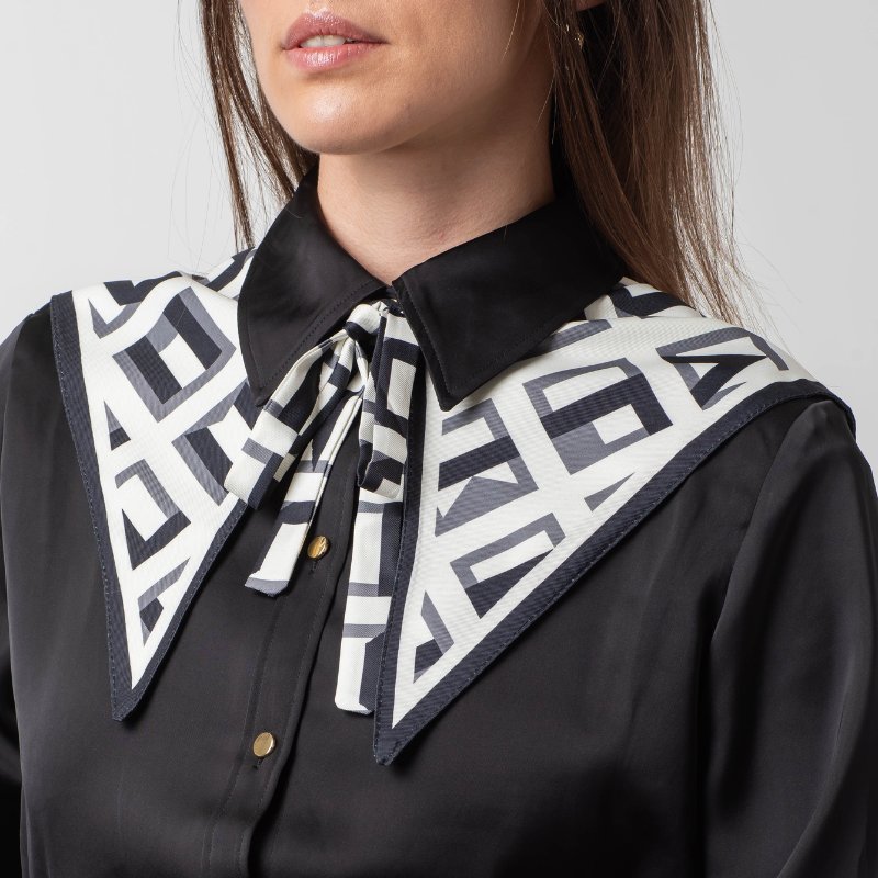 SHAWL COLLAR - LE NOIR ET BLANC