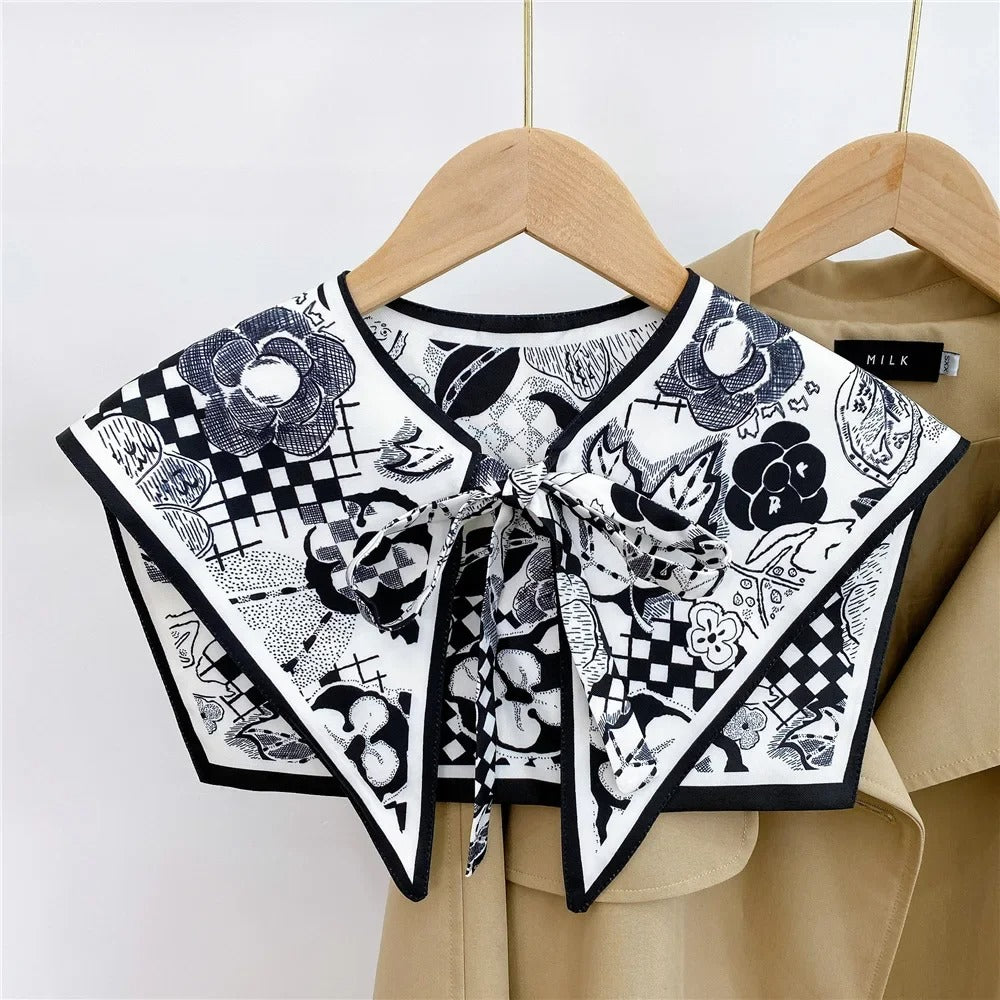 SHAWL COLLAR - MIDNIGHT BLOOM