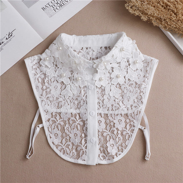 SOPHIA PEARL FLORAL COLLAR