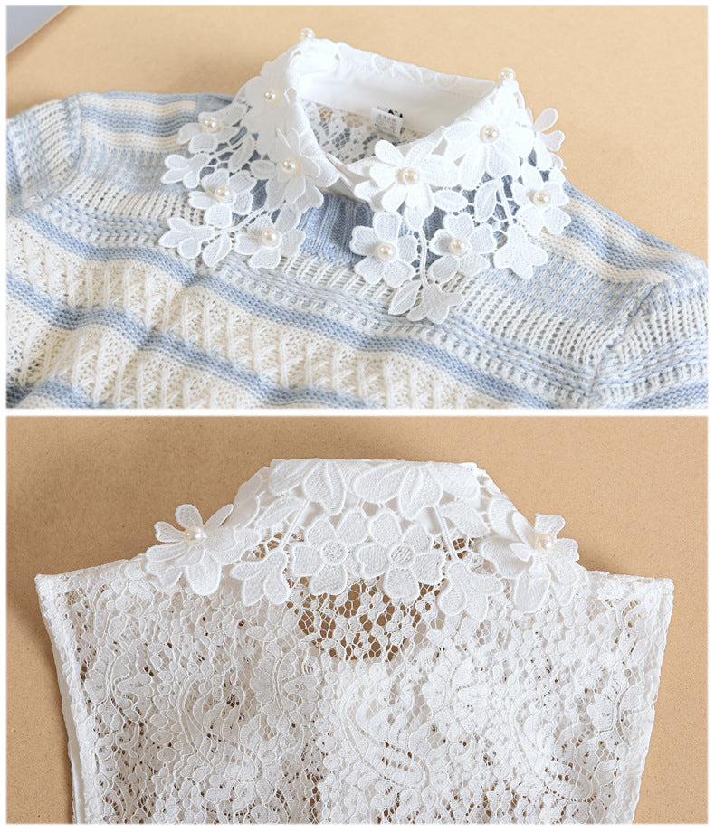 SOPHIA PEARL FLORAL COLLAR