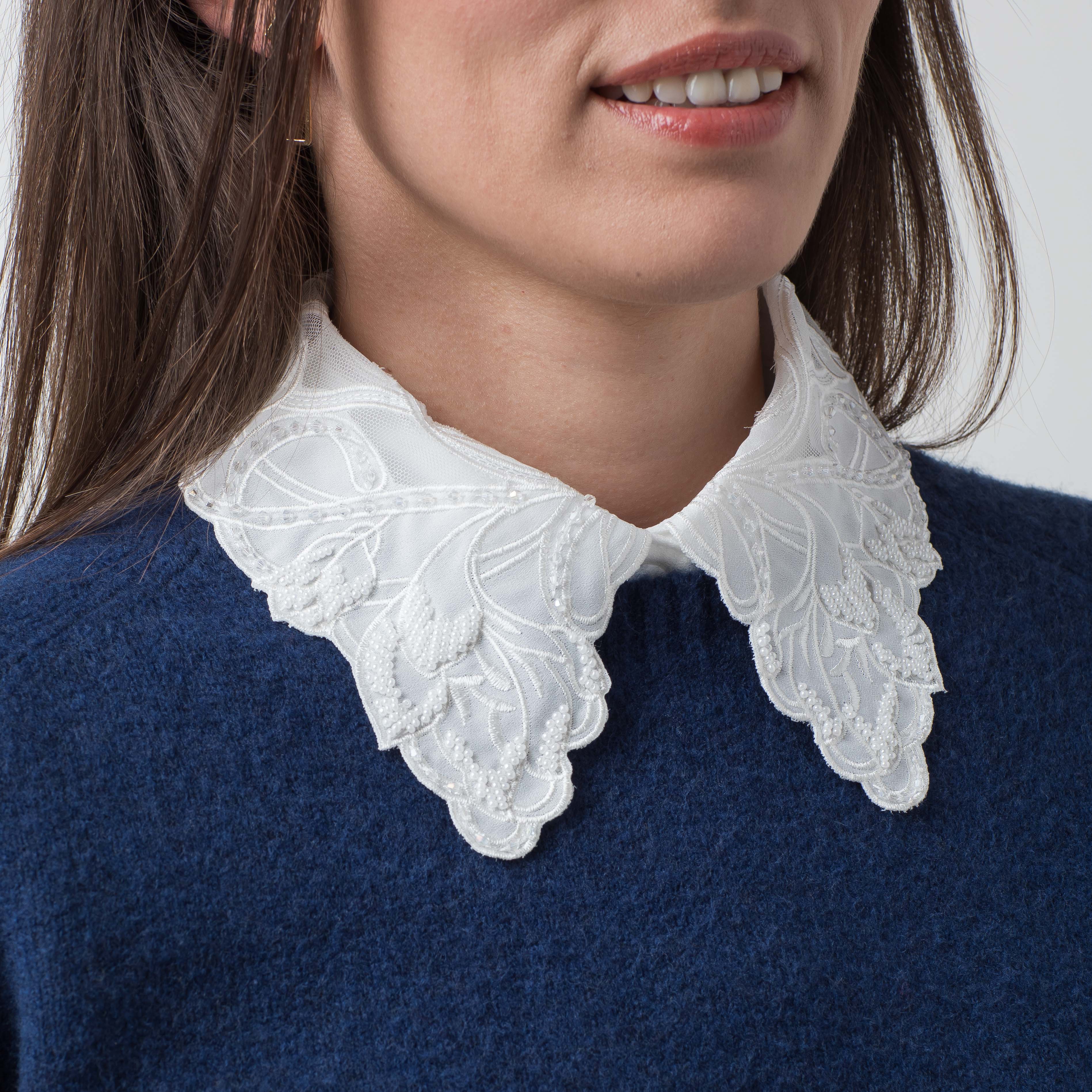 ROSA EMBROIDERED DICKEY