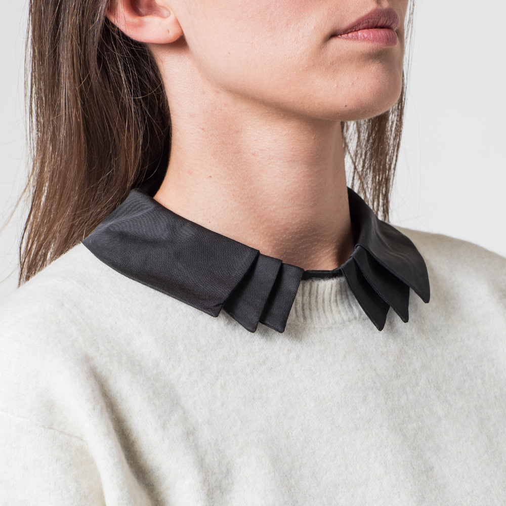 AVA FAUX COLLAR - Black