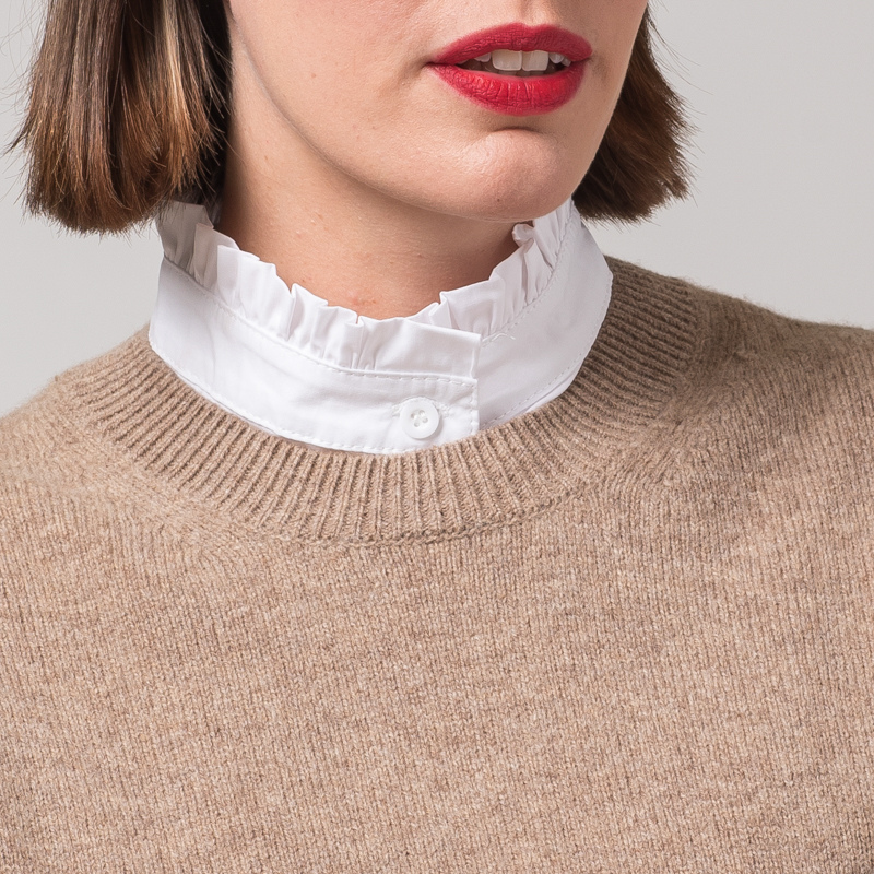 ELLA RUFFLE FAUX COLLAR