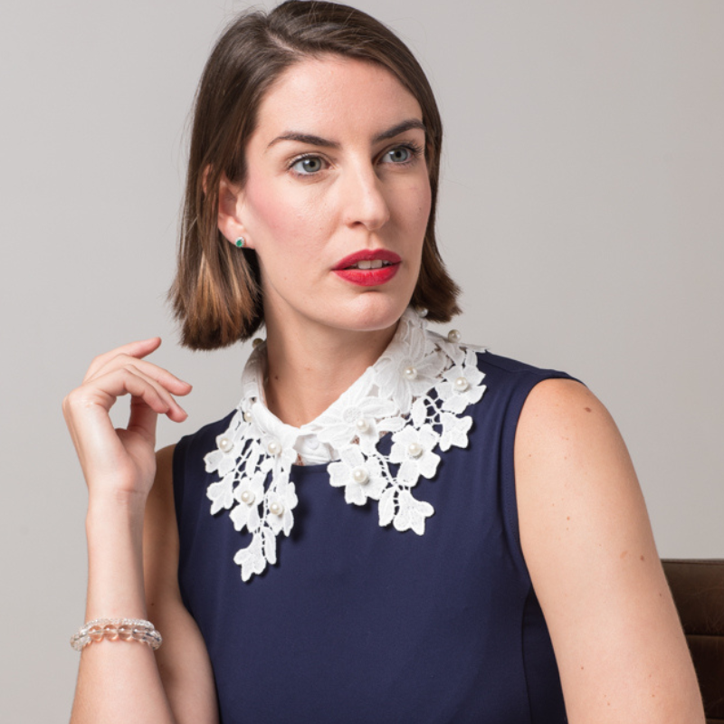 SOPHIA PEARL FLORAL COLLAR