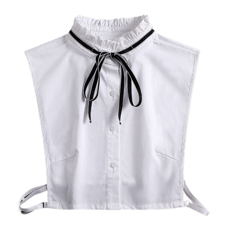 FRANCESCA WHITE MODERN DICKEY COLLAR